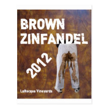 Vignobles Brown Zinfandel de Jeffrey LaRocque Cartes Postales
