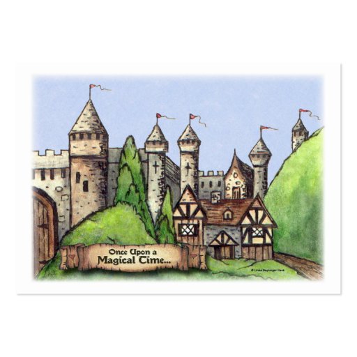 Village de la Renaissance Modèle De Carte De Visite