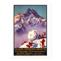 Villars Chesieres Arveyes Wens Kaarten