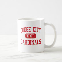 Ville de Dodge - cardinaux - milieu - ville de Dod Mug À Café