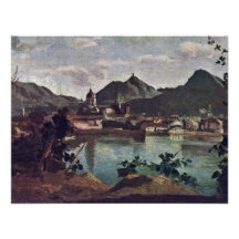 Ville et lac Como, Italien : Di de Città E IL Lago Invitation