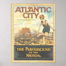 Ville-Terrain de jeu atlantique de la nation Poster