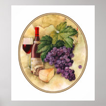 Vin et fromage posters