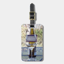 Vin et plus d'étiquette de bagage