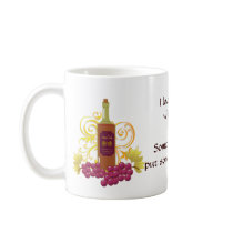 Vin et raisins tasses