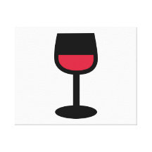 Vin rouge en verre toiles tendues