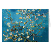 Vincent van Gogh, arbre d'amande de floraison Cartes De Vœux