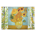 Vincent van Gogh - vase avec 12 tournesols Sets De Table