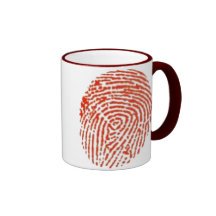 Vingerafdruk Koffie Bekers