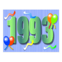 Vingtième carte postale 1993 d'anniversaire cartes postales