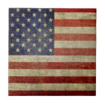 Vintage American Flag Tiles