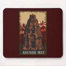 Vintage Angkor Wat Muismatten