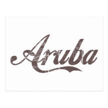 Vintage Aruba Wenskaarten