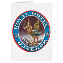 Vintage Bangkok Thailand Kaart