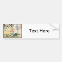 Vintage Belgische Kust België Bumpersticker