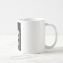 vintage bizarre cartoon koffie mokken