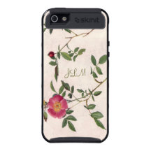 vintage bloem girly witte bloemeniPhone 5 Geval