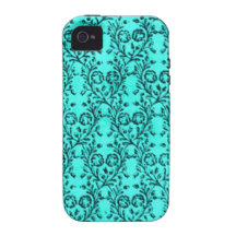 Vintage BloemenWintertaling iPhone 4 Hoesjes