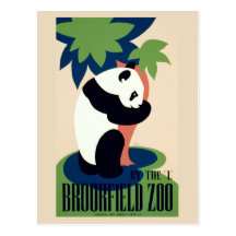 Vintage “Brookfield Zoo” postcard
