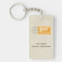 Vintage Californië 1850-1950 Honderdjarige Keychai Sleutelhanger