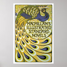 Vintage de romansadvertentie van JugendstilMacmill Plaat