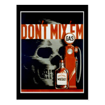 Vintage “Don’t Mix ‘Em” postcard