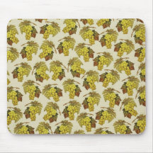 Vintage Druiven Muis Mat