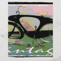 vintage Fiets Persoonlijke Folder