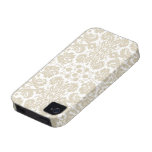 Vintage Frans bloemenJugendstilpatroon Case-Mate iPhone 4 Hoesje