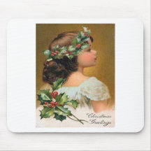 Vintage Kerstmis Muismatten
