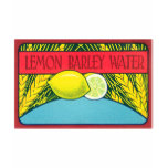 Vintage Lemon Barley Water Label T-shirt