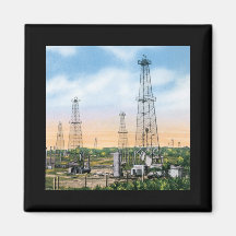 Vintage Oklahoma Koelkast Magneetjes