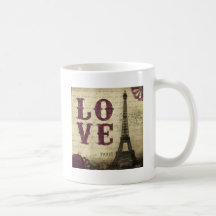 Vintage Parijs Bekers