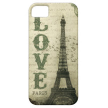 Vintage Parijs iPhone 5 Hoesjes
