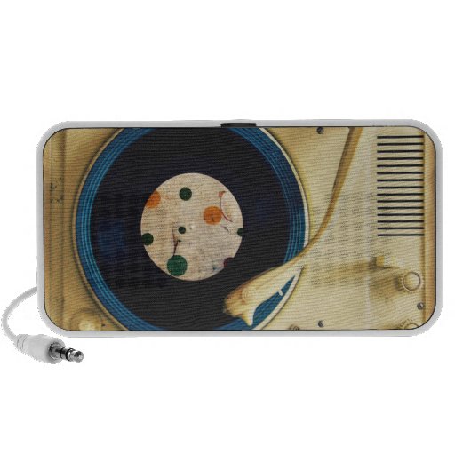 Vintage Platenspeler Mp3 Speaker