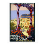 Vintage Reis - Monaco Monte Carlo Wenskaart