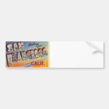 Vintage Reis San Francisco Bumpersticker