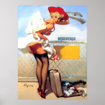 Vintage Retro Gil Elvgren die Meisje Pinup reizen Posters