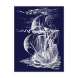 Vintage Sailing Ship Postcards