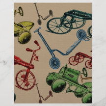 Vintage Speelgoed Folder Ontwerp