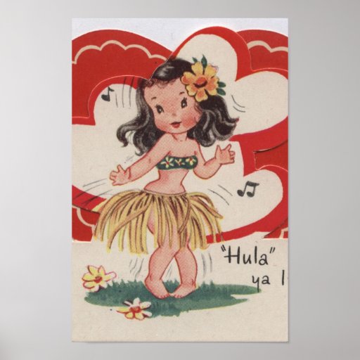 Vintage valentine - affiches