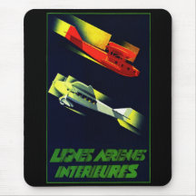 Vintage vliegtuig - de giften en de groeten van de muismat