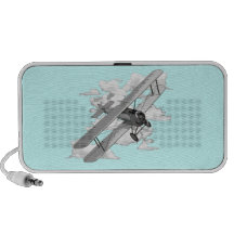 Vintage Vliegtuig iPhone Luidspreker