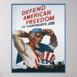 Vintage War Poster from WWI and WWII