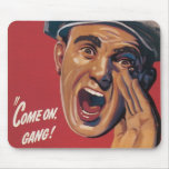 Vintage War Poster Mouse Pad
