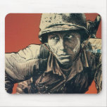Vintage War Poster Mouse Pad