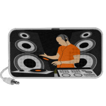 Vinyle de rotation du DJ aux plate-formes Mini Haut-parleur