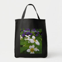 Violettes douces sacs fourre-tout