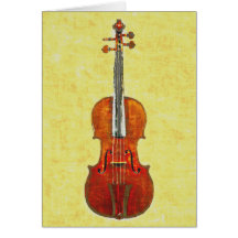 VIOLON CARTE DE VŒUX