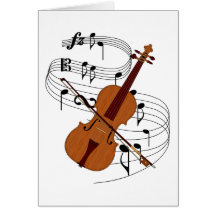 Violon Carte De Vœux